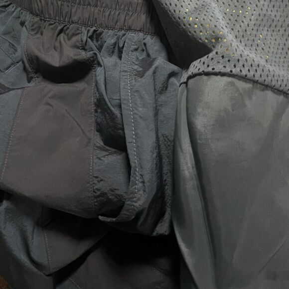 Adidas Street Shape Urban Logo Mens S Nylon Woven Grey Blue Track Pants GM6509 - Picture 9 of 15